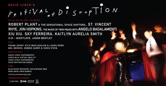 Festival of Disruption, l'evento musicale targato David Lynch