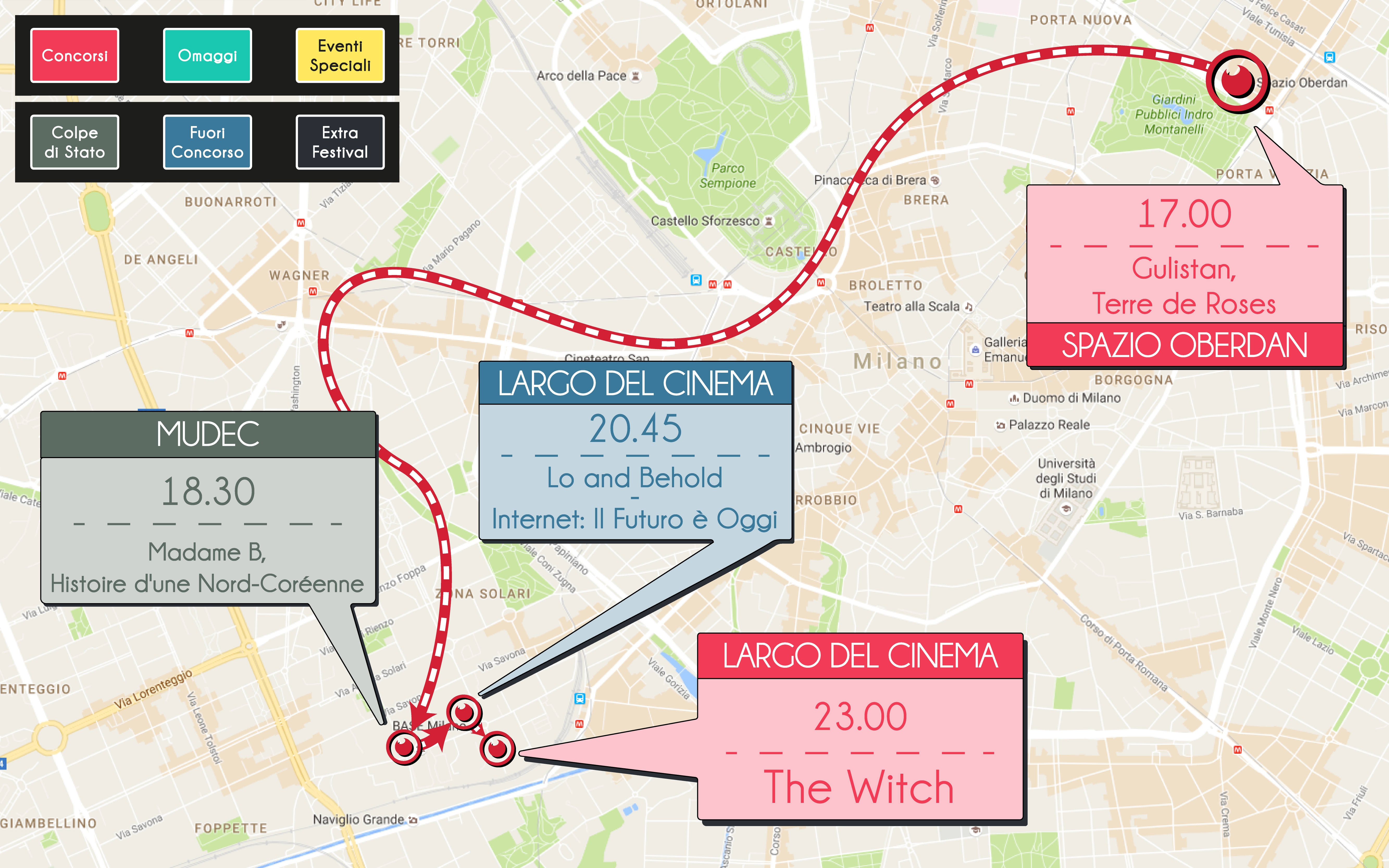 Milano Film Festival 2016: DAY 2 - La mappa di Venerdì 9 settembre