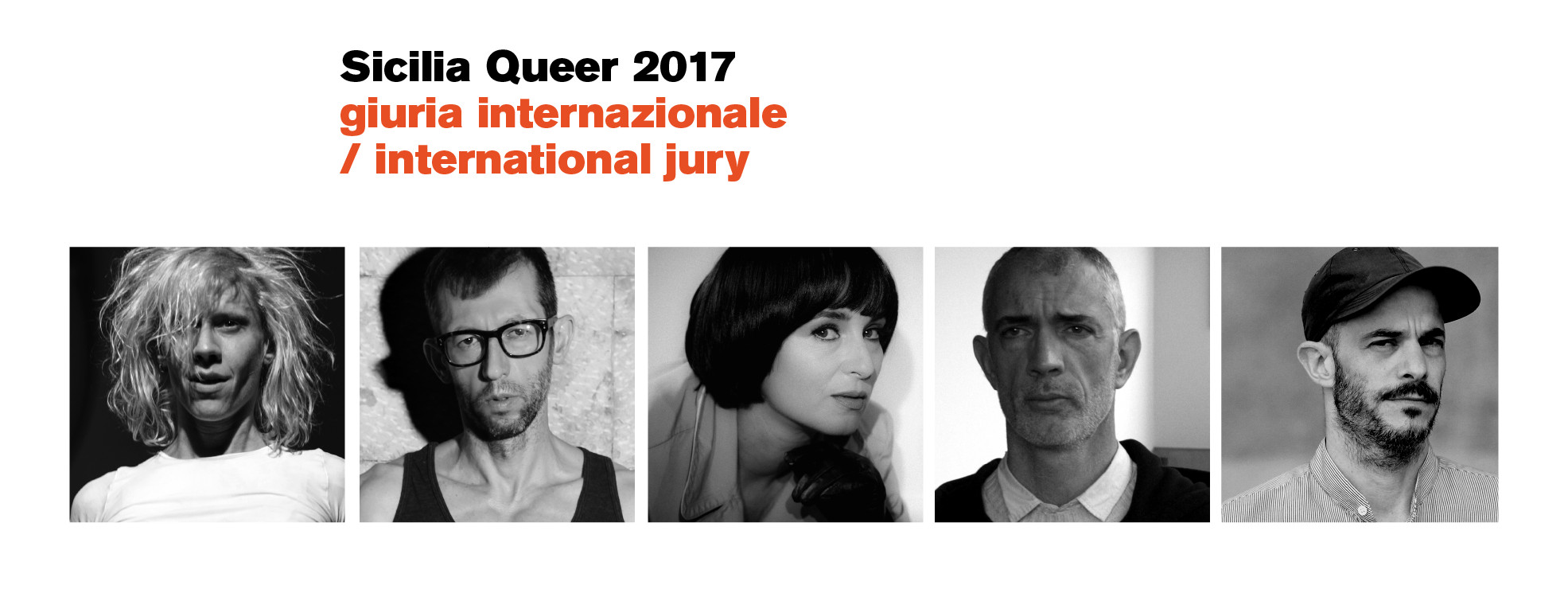 La giuria internazionale della settima edizione  del Sicilia Queer filmfest