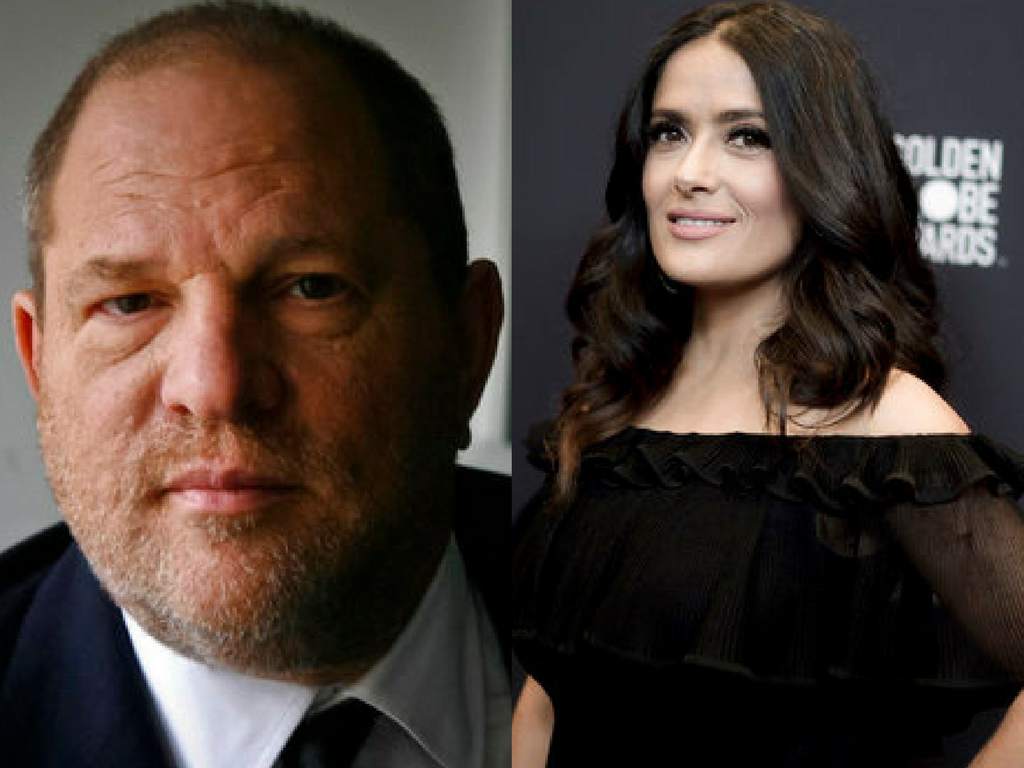 Harvey Weinstein risponde a Salma Hayek e nega tutte le accuse