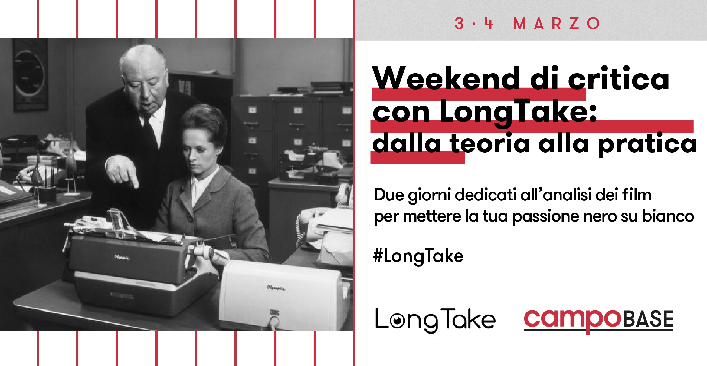 Weekend di critica cinematografica con LongTake: dalla teoria alla pratica