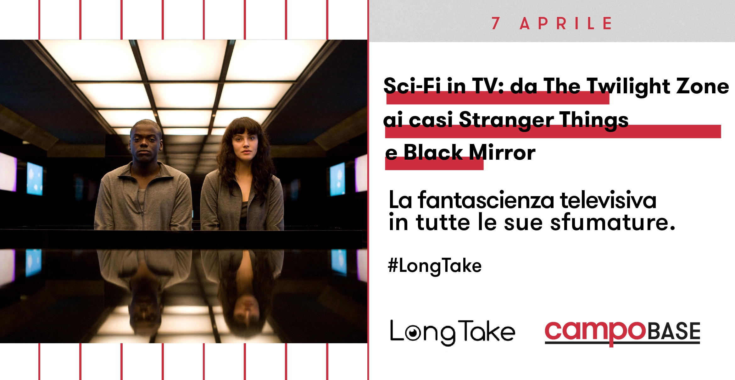 Sci-Fi in TV: da The Twilight Zone ai casi Black Mirror e Stranger Things – Workshop