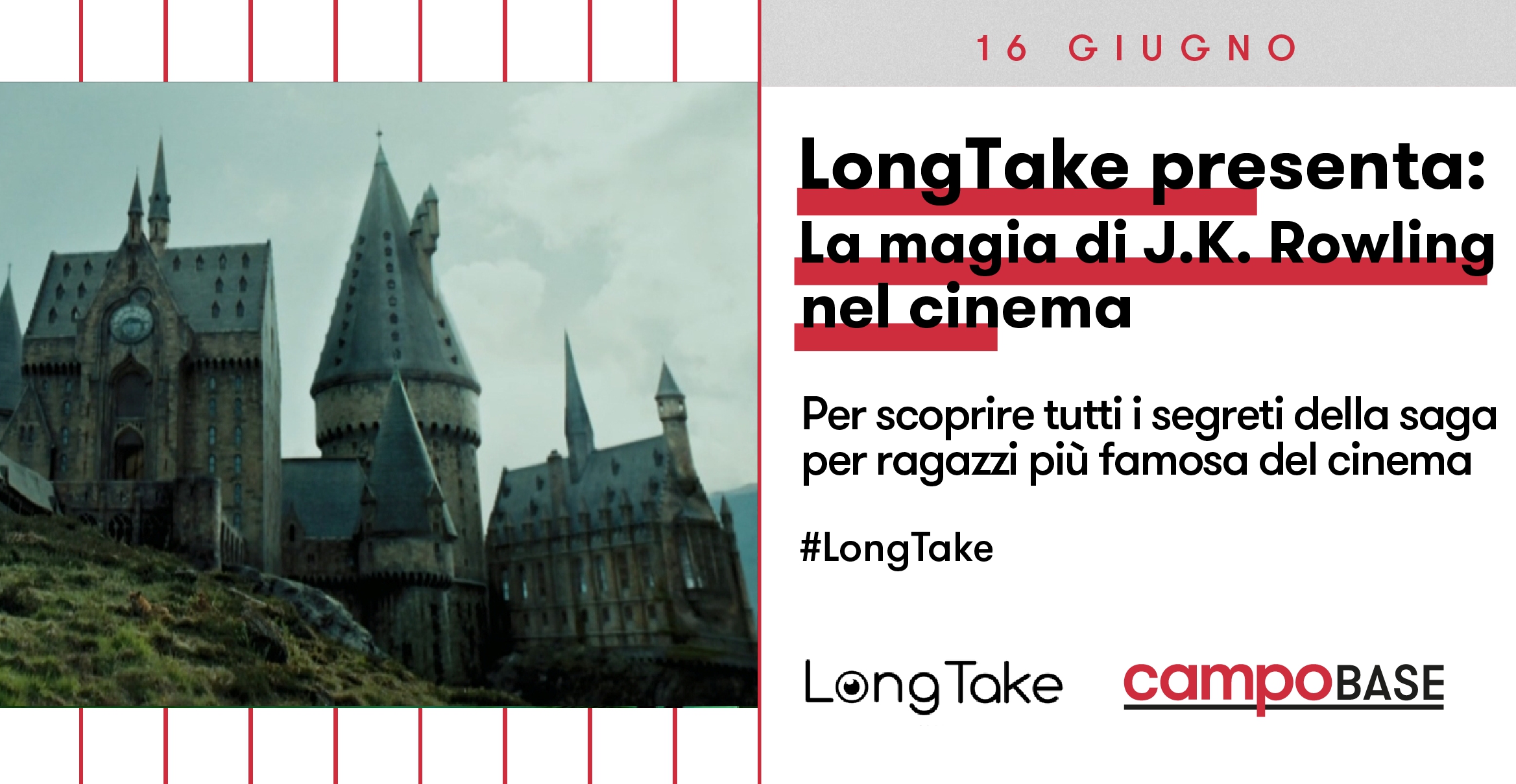 LONGTAKE PRESENTA: La magia di J.K. Rowling nel cinema