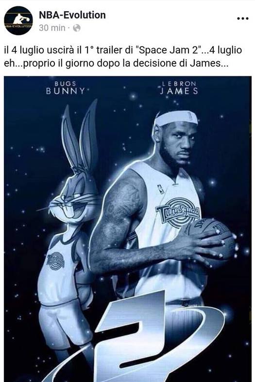 Space Jam 2 con LeBron James: ecco quando dovrebbe uscire il trailer del film!