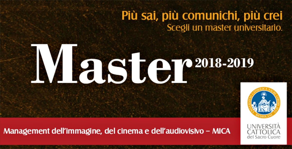 II edizione del Master in Management dell’Immagine, del Cinema e dell’Audiovisivo (MICA)