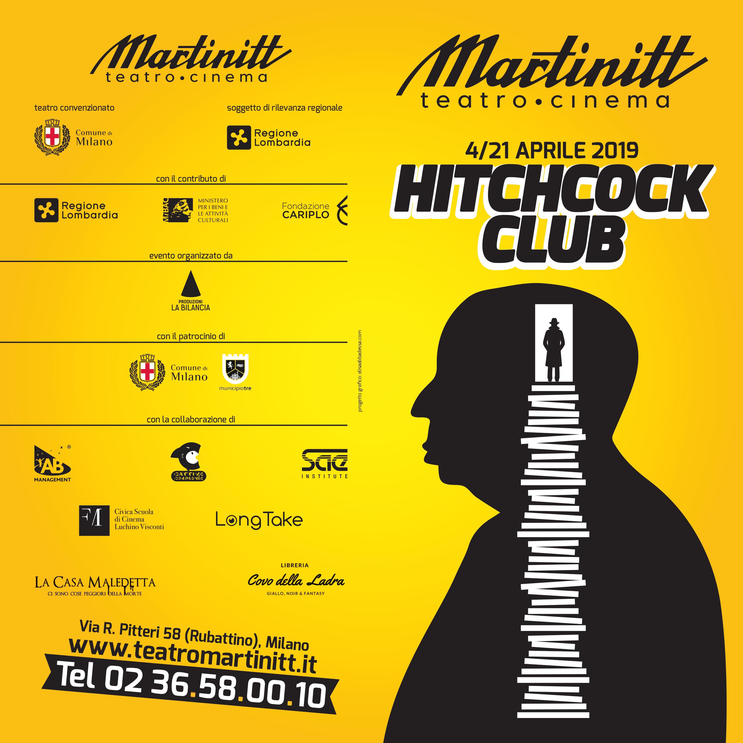 Teatro Martinitt: ad aprile protagonista Hitchcock e i suoi 