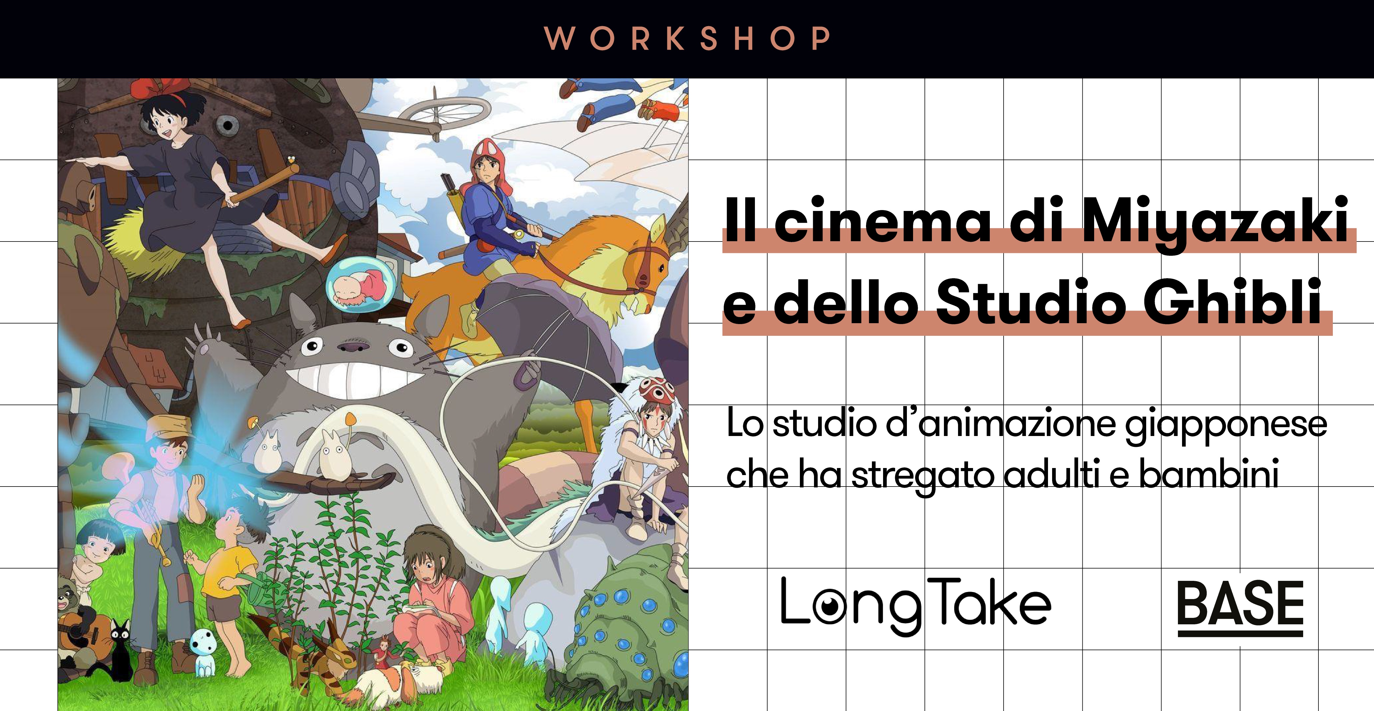 LONGTAKE PRESENTA – Il cinema di Hayao Miyazaki e dello Studio Ghibli