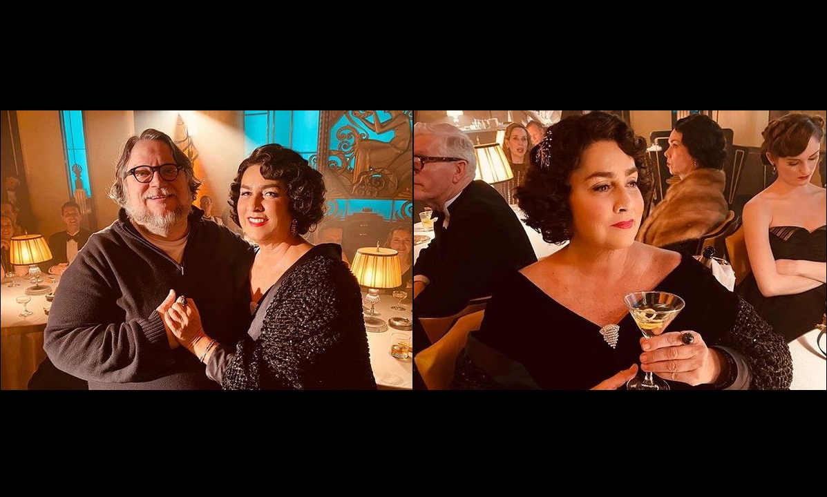 Nightmare Alley: Romina Power sul set con Guillermo Del Toro