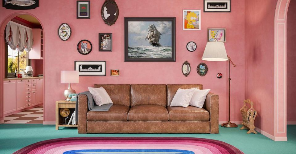 Le location de I Simpson in puro stile Wes Anderson