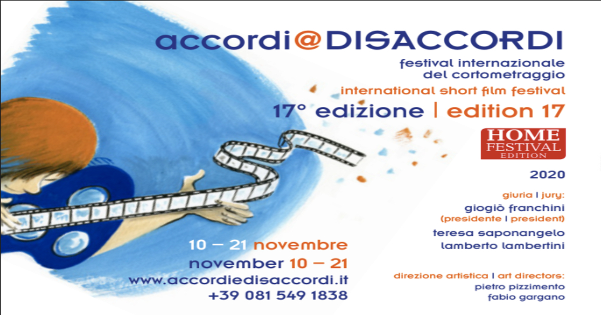 accordi @ DISACCORDI – Festival Internazionale del Cortometraggio: al via online la 17ª edizione