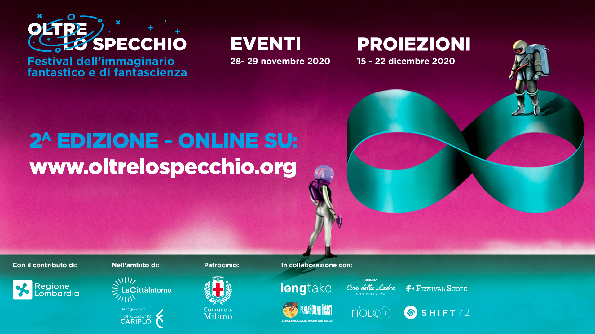 Oltre Lo Specchio 2020: la selezione ufficiale della seconda edizione del Festival dell'immaginario del fantastico e della fantascienza