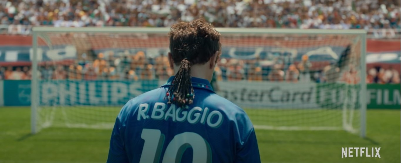 Il Divin Codino – Il trailer del film Netflix su Roberto Baggio