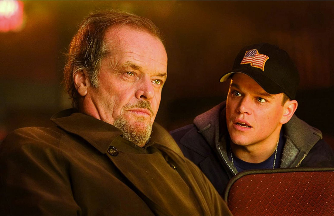 The Departed - Il bene e il male: Jack Nicholson riscrisse un'iconica scena del film di Martin Scorsese