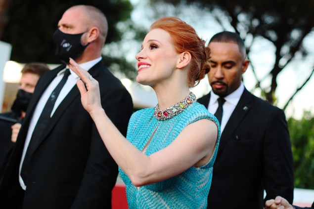 Jessica Chastain inaugura la Festa del Cinema di Roma