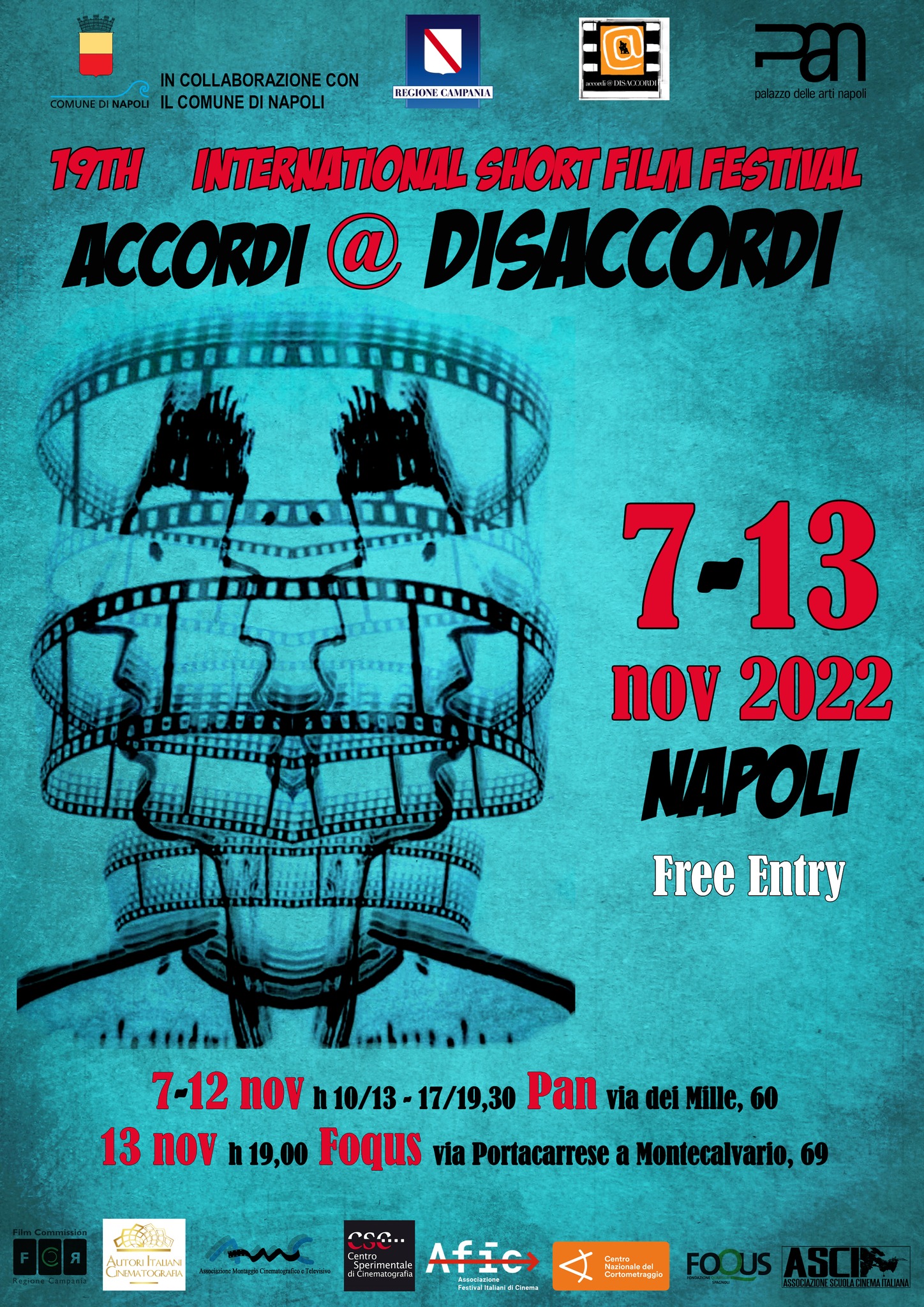 Ai nastri di partenza accordi @ DISACCORDI - Festival Internazionale del Cortometraggio  - 19ma Edizione  a Napoli