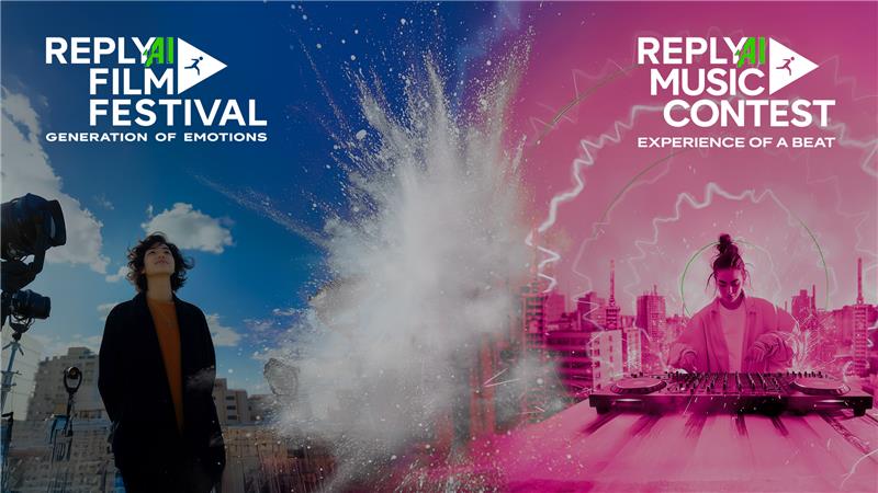 Reply raddoppia i contest internazionali di AI: debutta il Reply AI Music Contest e torna il Reply AI Film Festival