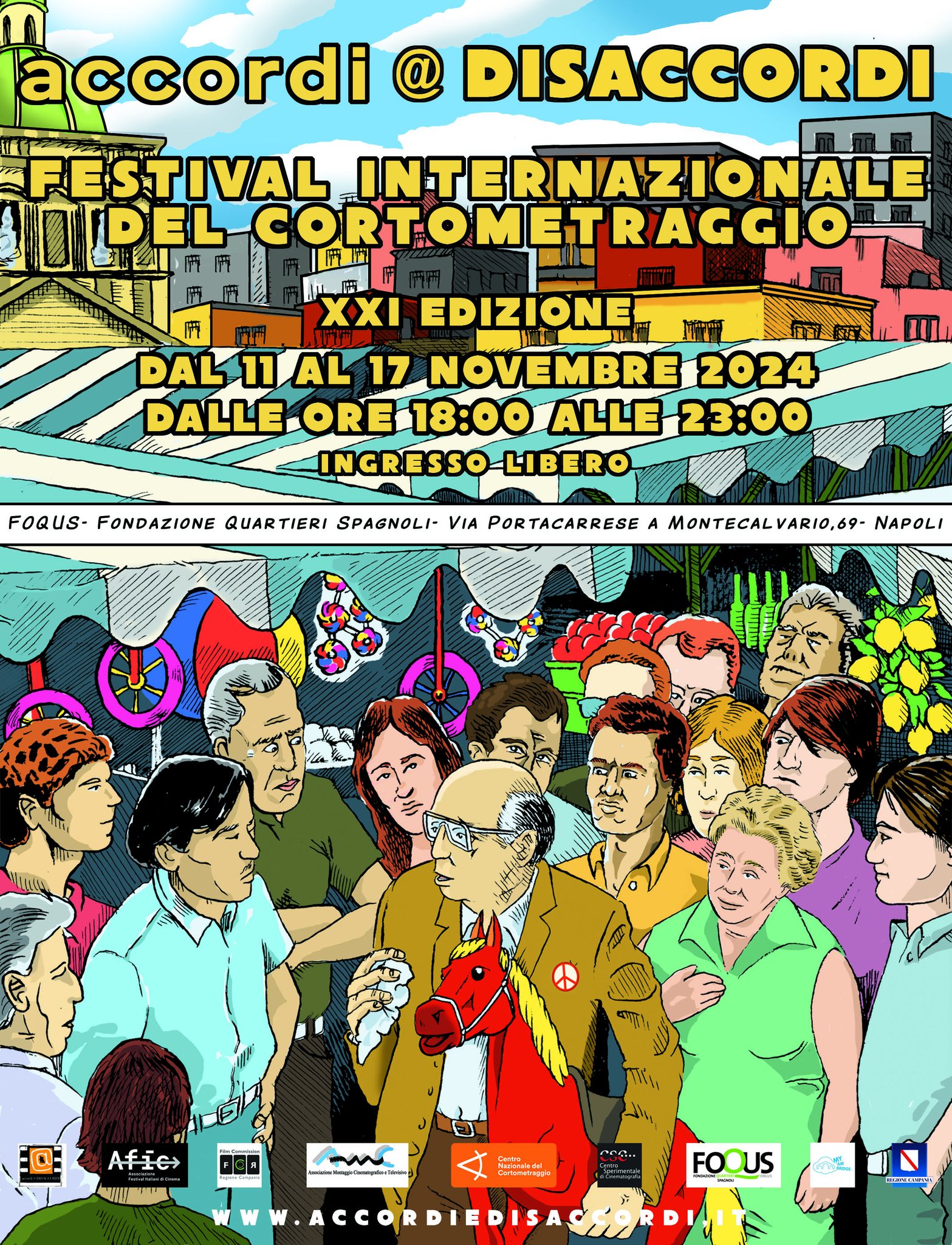 Ai nastri di partenza accordi @ DISACCORDI – Festival internazionale del cortometraggio  – 21a edizione a Napoli