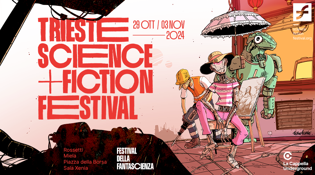 ZEROCALCARE firma il poster di TRIESTE SCIENCE+FICTION FESTIVAL 2024 | Dal 29 ottobre al 3 novembre
